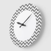 Horloge murale Chevron tendance (Angle)