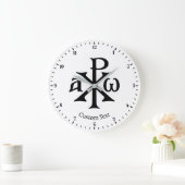 Horloge murale Chi Rho Christogram (Maison)