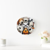 Horloge murale chien fantaisiste (Maison)