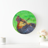 Horloge murale circulaire de poulet Maui (Maison)