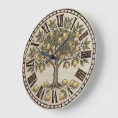 Horloge murale - Citronnier (Angle)