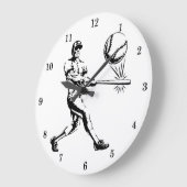 Horloge murale classique de base-ball (Angle)