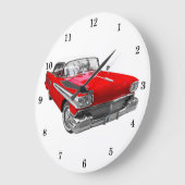Horloge murale classique de l'automobile (Angle)