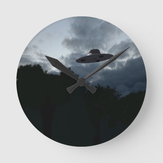 Horloge murale classique de soucoupe volante (Recto)
