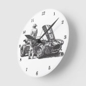 Horloge murale classique très Cool (Angle)