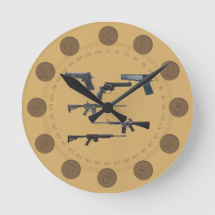 Horloge murale Collage d'armes