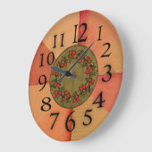 Horloge murale colorée (Angle)