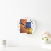 Horloge murale colorée abstraite moderne esthétiqu (Maison)