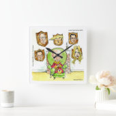 Horloge murale comique de Poutine et Trump par Ric (Maison)