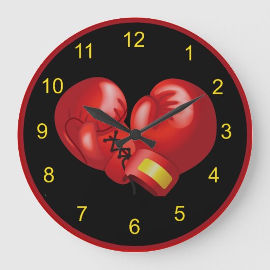 Horloge murale Conception Boxe (Recto)