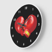 Horloge murale Conception Boxe (Angle)