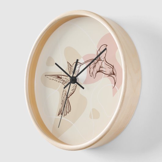 Horloge murale - Conception d'impression (Angle)