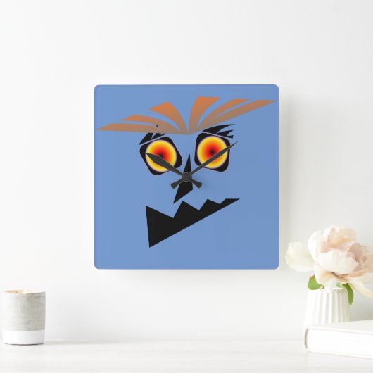 Horloge murale cool et funky. (Maison)