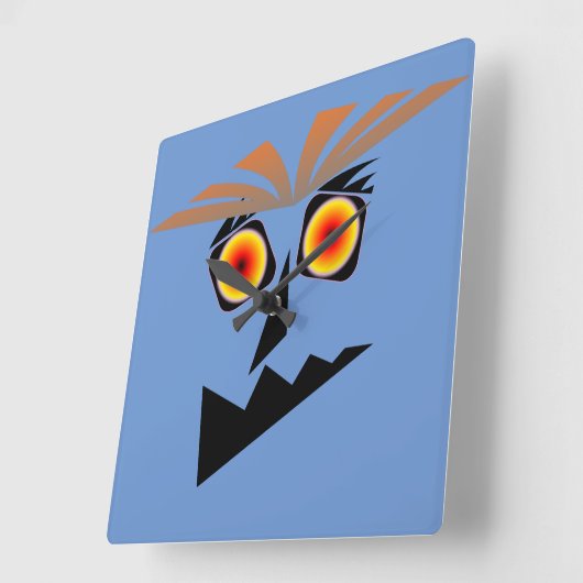 Horloge murale cool et funky. (Angle)