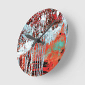 Horloge murale – Corrosion Pulse (Angle)