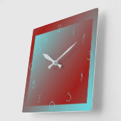 Horloge murale couleur Art déco (Angle)