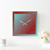 Horloge murale couleur Art déco (Maison)