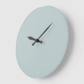 Horloge murale couleur solide - Bleu clair (Angle)