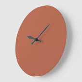 Horloge murale couleur solide - Bronze en terre cu (Angle)