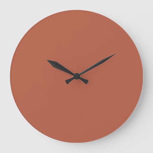 Horloge murale couleur solide - Bronze en terre cu (Recto)