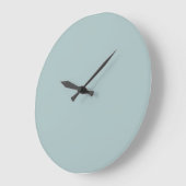 Horloge murale couleur solide - Vert menthe frais (Angle)