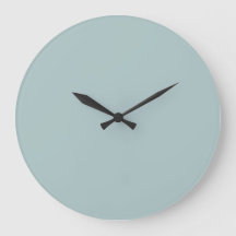 Horloge murale couleur solide - Vert menthe frais