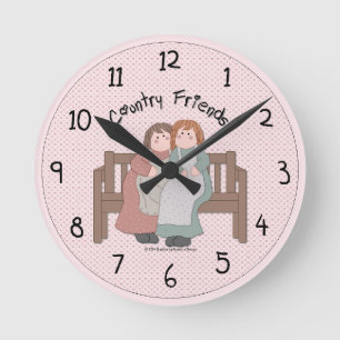 Horloge murale Country Friends