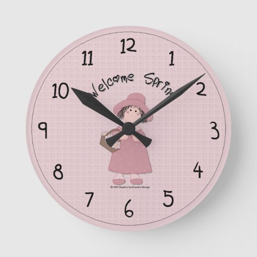 Horloge murale Country Spring (Recto)