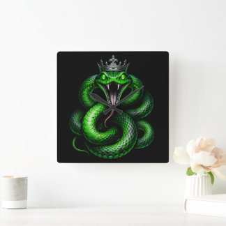 Horloge murale Couronne de Cobra royal