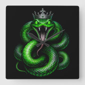 Horloge murale Couronne de Cobra royal (Recto)