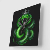 Horloge murale Couronne de Cobra royal (Angle)