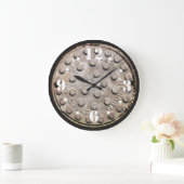 Horloge murale couvercle de regard (Maison)