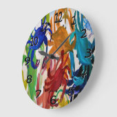 horloge murale crabe (Angle)