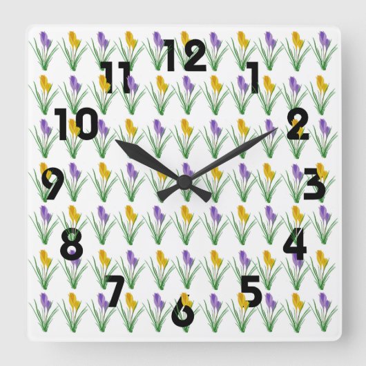 Horloge murale Crocus (Recto)