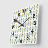 Horloge murale Crocus (Angle)