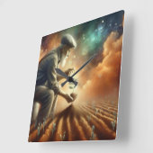 Horloge murale "Croissance éternelle" (Angle)