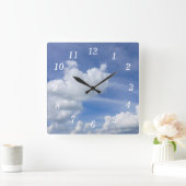 Horloge murale Cumulus Puffs (Maison)