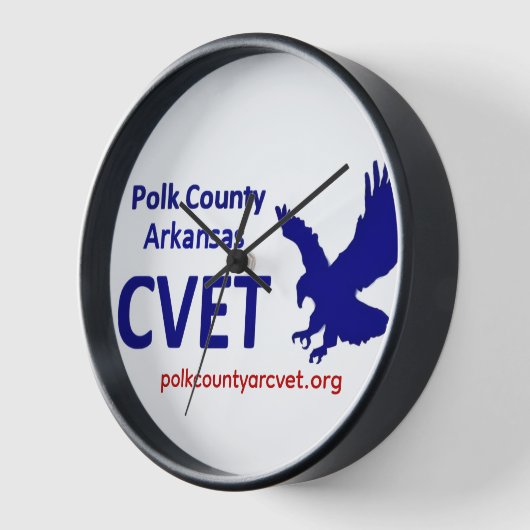 Horloge murale CVET (Angle)