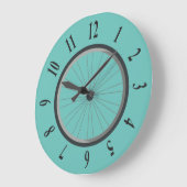 Horloge murale cyclable Pneu de vélo (Angle)