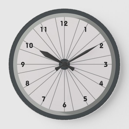 Horloge murale cyclable Pneu de vélo (Recto)