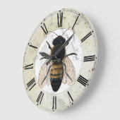 Horloge murale d'abeilles miel de Tim Campbell (Angle)