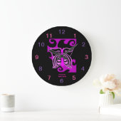 Horloge murale d'acrylique de conception de (Maison)