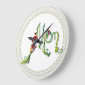 Horloge murale d'acrylique de maman (Angle)