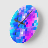 Horloge murale d'acrylique de Miami (Angle)