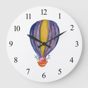 Horloge murale d'acrylique de vol