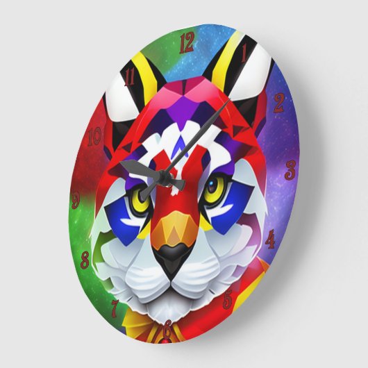 Horloge murale d'Alexander's Cat (Angle)