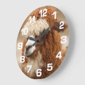 Horloge murale d'alpaga (Angle)
