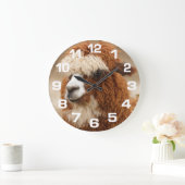 Horloge murale d'alpaga (Maison)