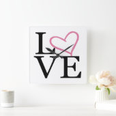 Horloge murale d'amour (Maison)