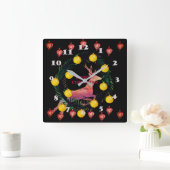 Horloge murale d'amour sauvage (Maison)